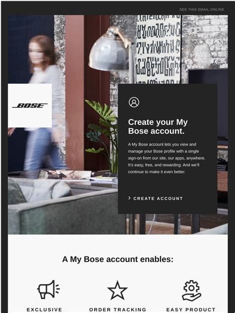 bose create account.